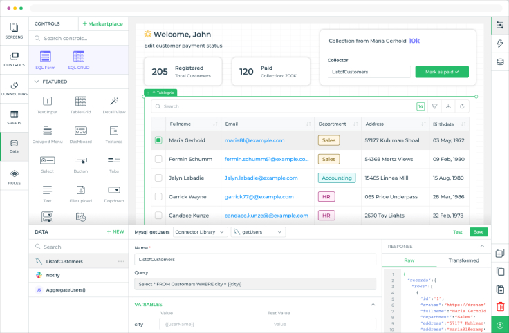 Retool Dashboard