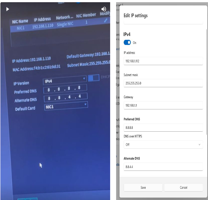 Dahua DVR configuration