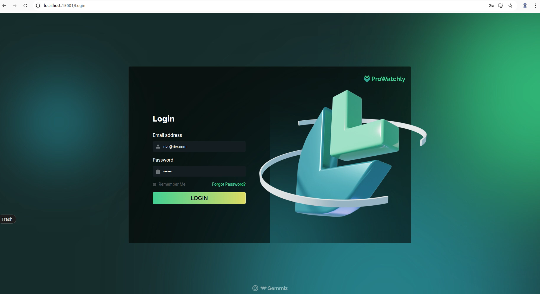 ProWatchly login overview